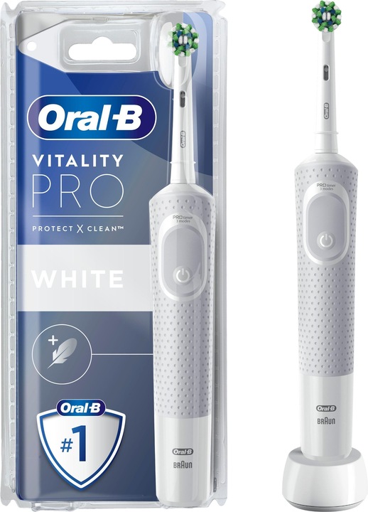 Image du produit Braun Oralb Tandenborstel Vitality Pro X Wit (Brosse à dents oscillo-rotative)