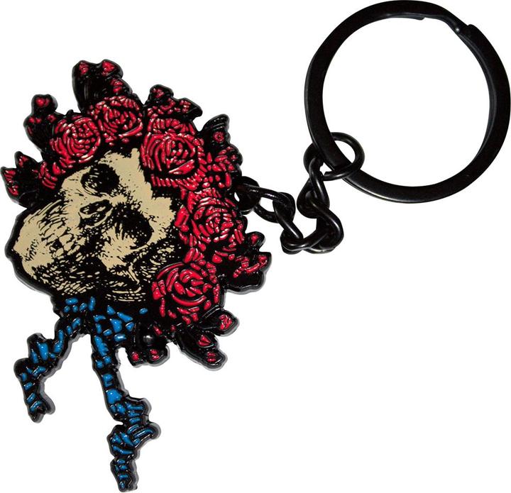 Actual product image Grateful Dead Bertha Skull Keyring