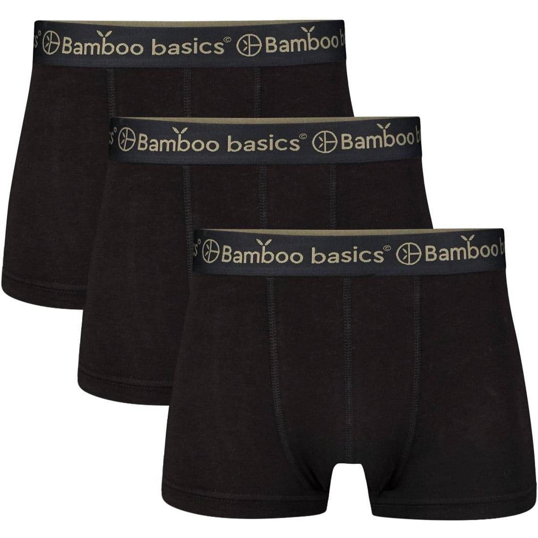 Bamboo Basics, Herren, Unterhosen, Liam, Schwarz, (L, 3er Pack)