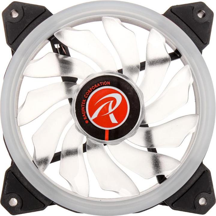 Produktbild Raijintek Iris 12 Rainbow A-RGB LED-Lüfter, 3er Set inkl. Controller (120 mm, 3 x)
