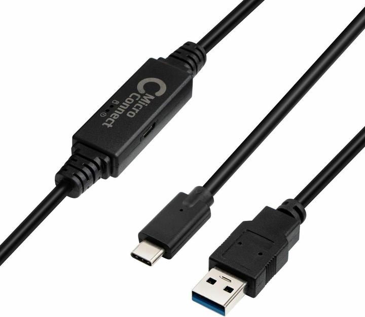 Actual product image MicroConnect USB-C to USB 3.0 A cable, 5m (5 m, USB 3.2 Gen 1)