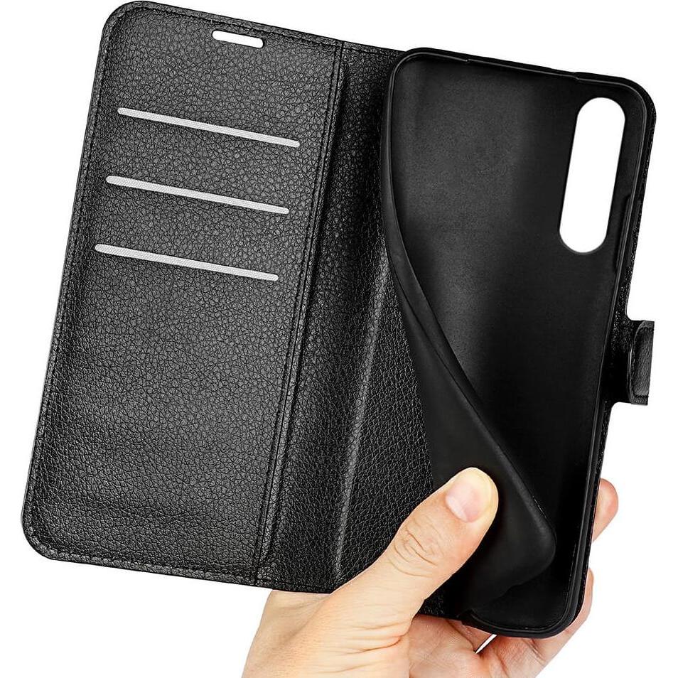 Thumbnail - Cover-Discount Sony Xperia 1 VI - Leder Etui Hülle (Sony Xperia 1 VI), Smartphone Hülle, Schwarz