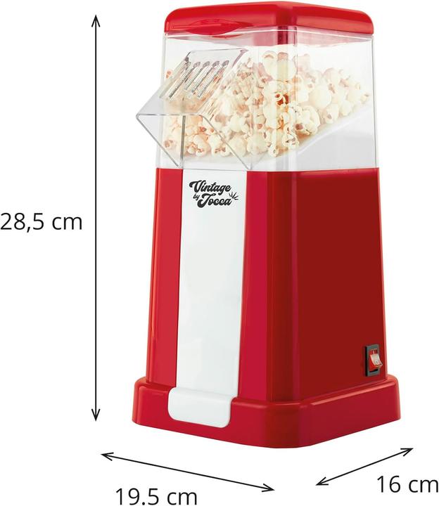 Immagine prodotto Jocca Macchina Per Popcorn Vintage Rossa 5617