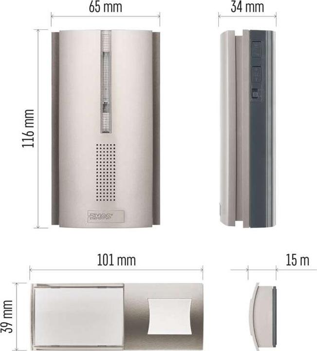 Produktbild Emos Wireless Doorchime & Repeater