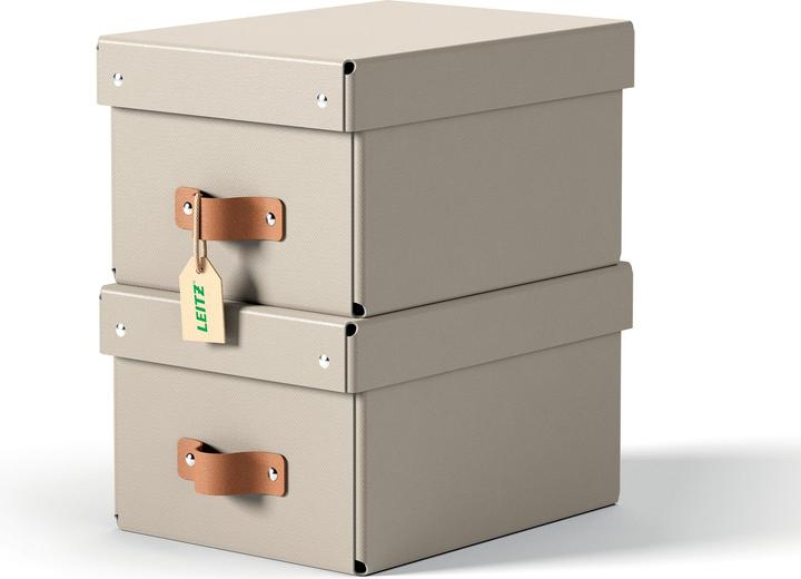 Produktbild Leitz Archivbox Puro Recyclingkarton Klein mit Deckel (A5)