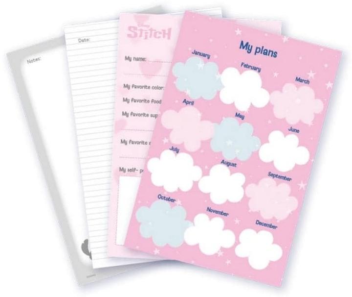 Image du produit Cadeju CoolPack Notizbuch Disney Stitch Nr.3 blue DIN A5 80 Seiten fluffy (A5, À rayures, Couverture rigide)