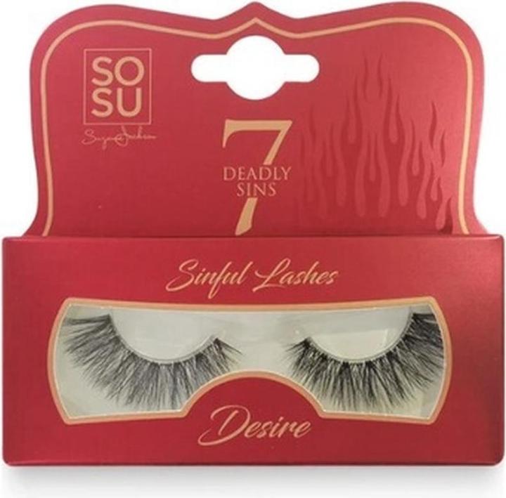 Sosu Cosmetics - Artificial eyelashes Desire (Sinful Lashes) (Künstliche Wimpern)