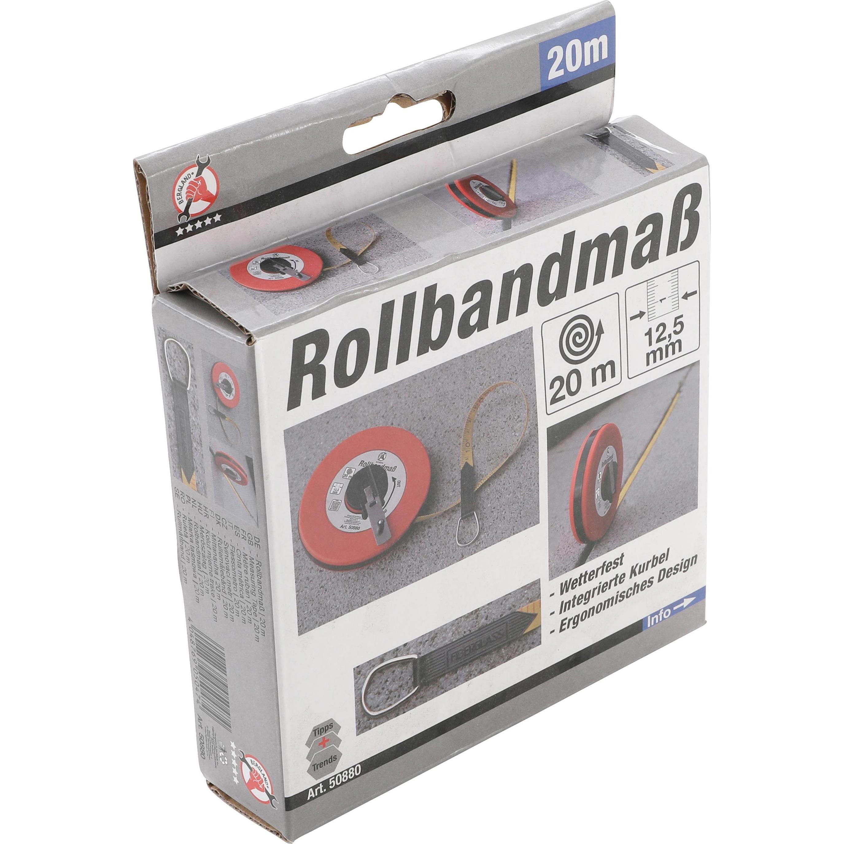 Thumbnail - BGS, Längenmesswerkzeug, Rollbandmass 20 m (M)