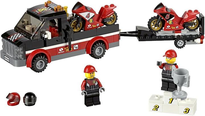 Produktbild LEGO Rennmotorrad Transporter (60084, LEGO City)