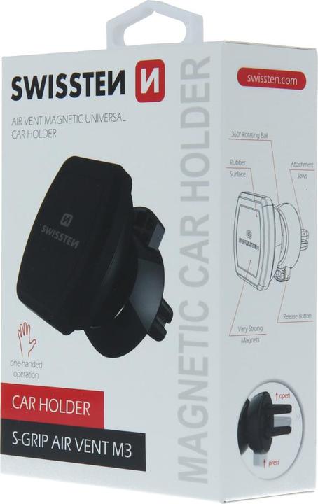 Produktbild Swissten Magnetische Autohalterung S-GRIP AV-M3