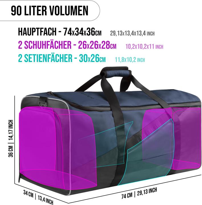 Produktbild Normani Sporttasche 90 l Nordpass (90 l)