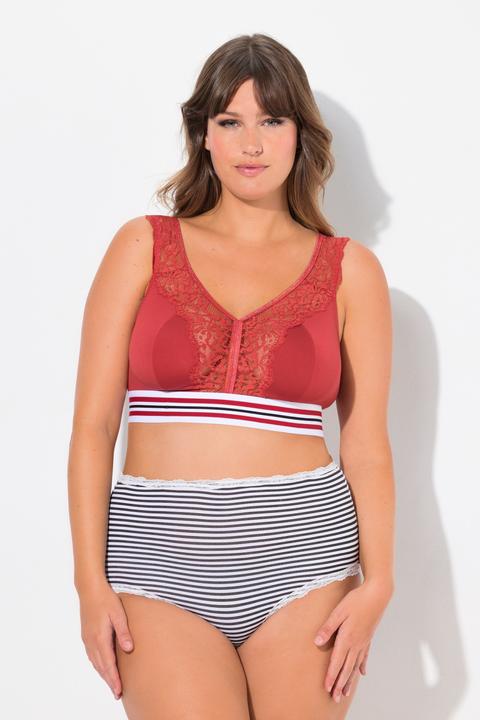 Produktbild Ulla Popken Minimizer-Bralette, Spitze, ohne Bügel (100 F)