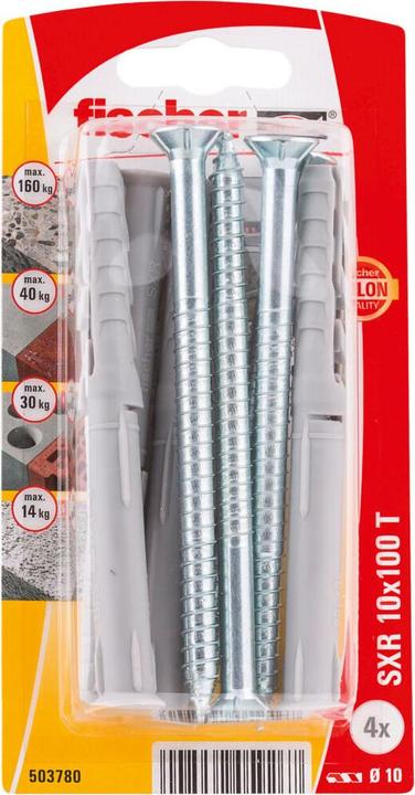 Fischer Long-shaft dowel SXR T (4 pcs.)