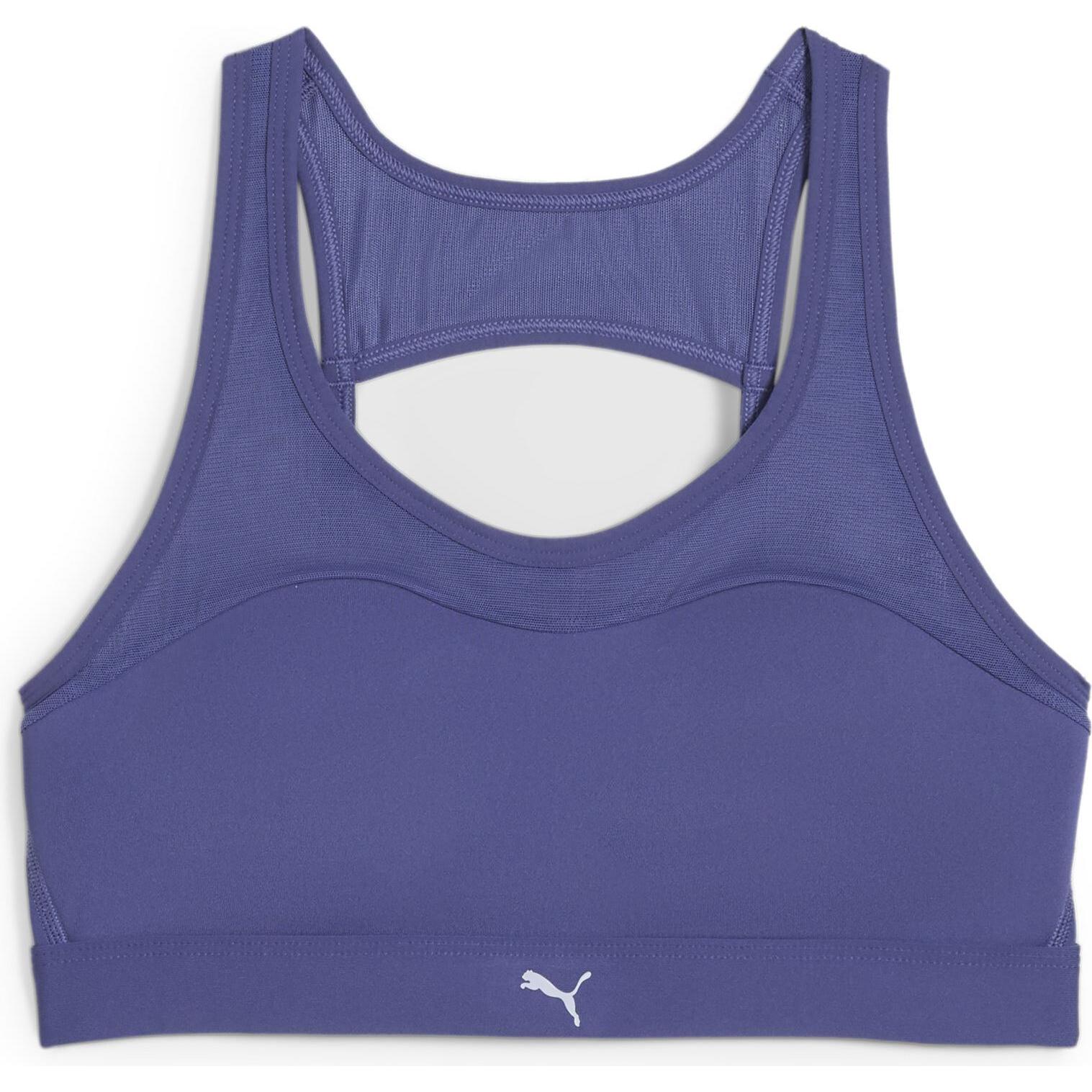 Puma, Sport-BH, 4keeps Mesh Bra (S), Blau, S