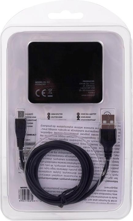 Immagine prodotto Savio CL-93 Splitter video HDMI