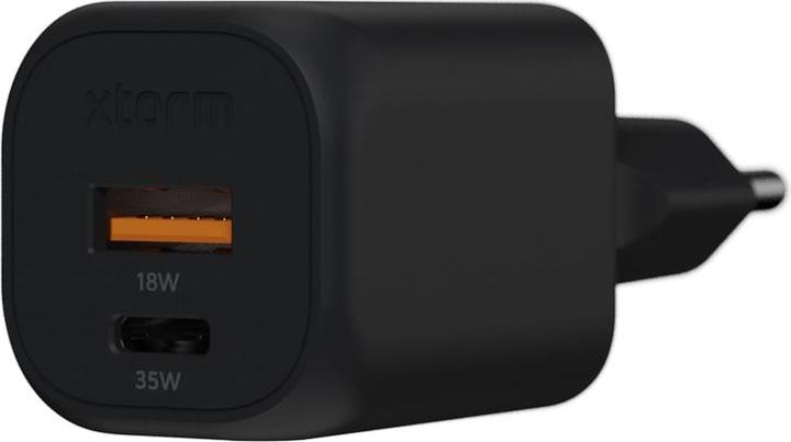 Image du produit Xtorm 1 x USB-C 35W, 1x USB-A 18W, ohne Kabel XEC035 black (35 W)