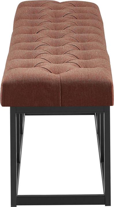 Actual product image Swisshandel24 Bench Amun fabric B150, brown (150 cm)