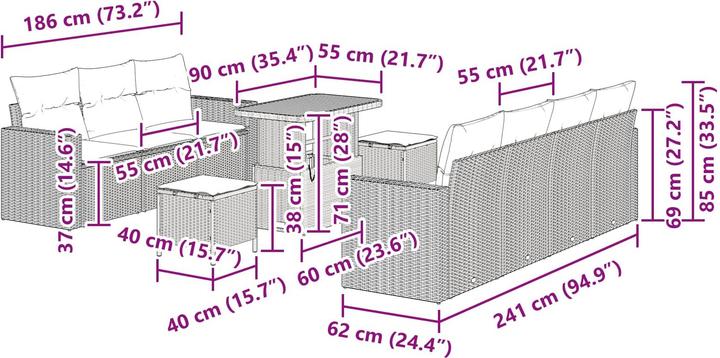 Produktbild vidaXL Cayson