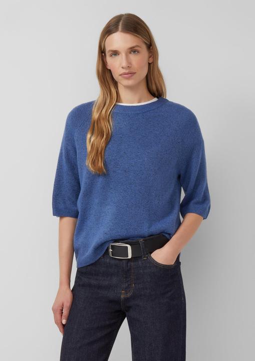 Produktbild s.Oliver Strickpullover Kurzarmpullover aus Alpakamix (46)