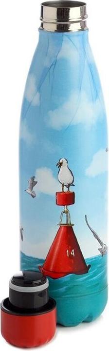 Image du produit Puckator Gourde pour enfants en acier inoxydable isolée pour le chaud et le froid Motif mouettes (0.50 l)