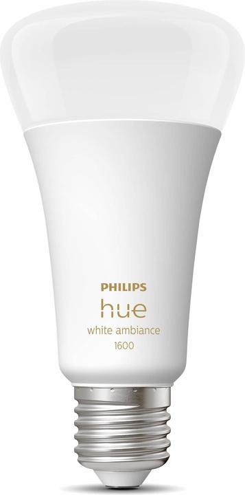 Immagine prodotto Philips Hue Tonalità ambiente bianco (E27, 15 W, 1600 lm, 1 x, F)