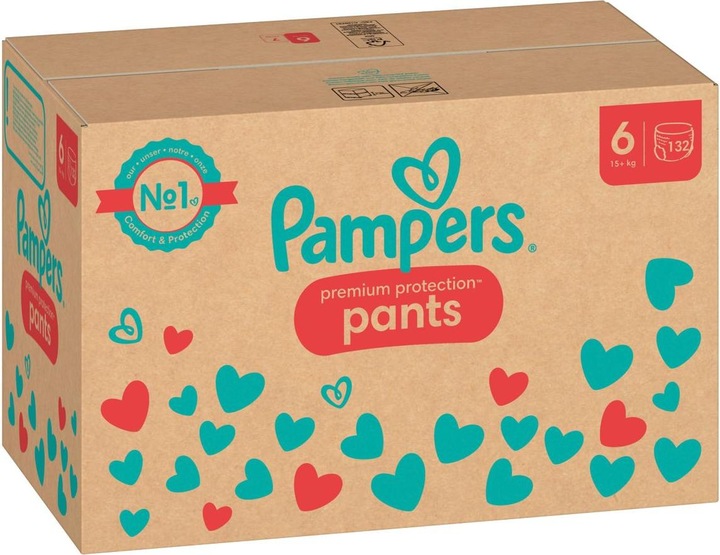 Produktbild Pampers Premium Protection Pants (Gr. 6, Monatsbox, 132 Stück)