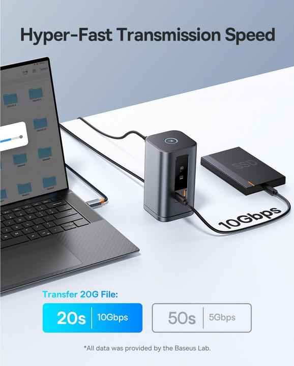 Actual product image Baseus Spacemate (USB-C, 11 Ports)
