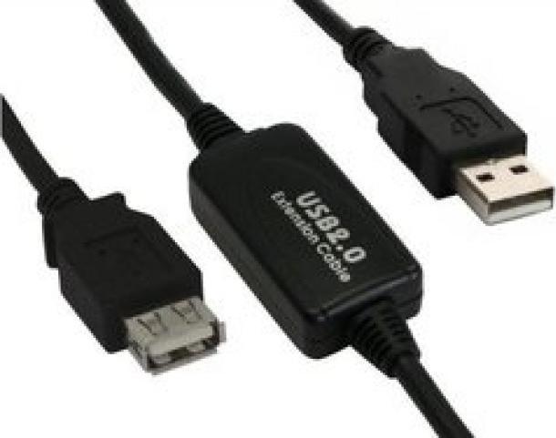 Produktbild InLine USB 2.0 Aktiv-Verl. (10 m, USB 2.0)