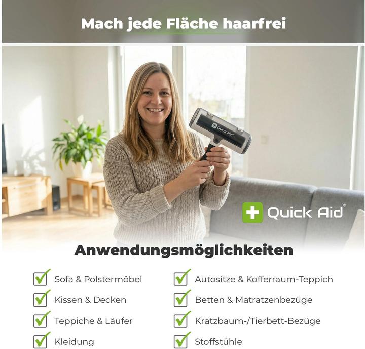 Produktbild Quick Aid Tierhaarentferner Set