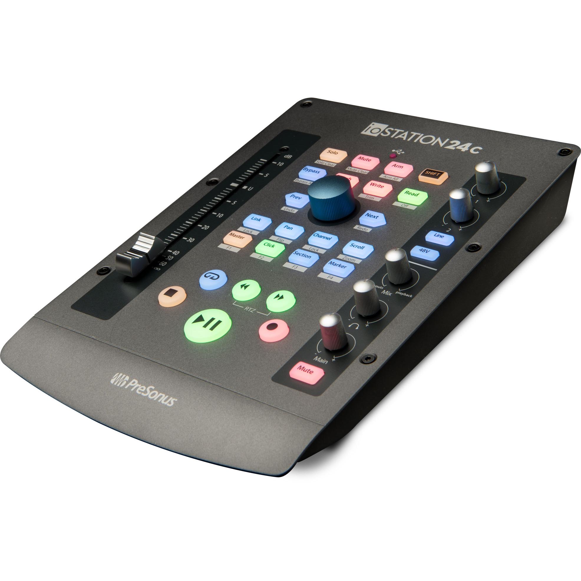 PreSonus ioStation 24c (USB), Audio Interface, Grau