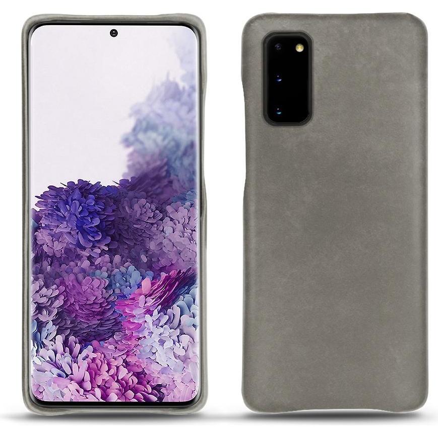 Noreve Lederschutzhülle (Samsung Galaxy S20), Smartphone Hülle, Grau