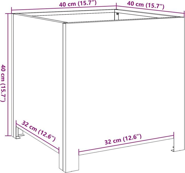 Produktbild vidaXL Pflanzkübel
