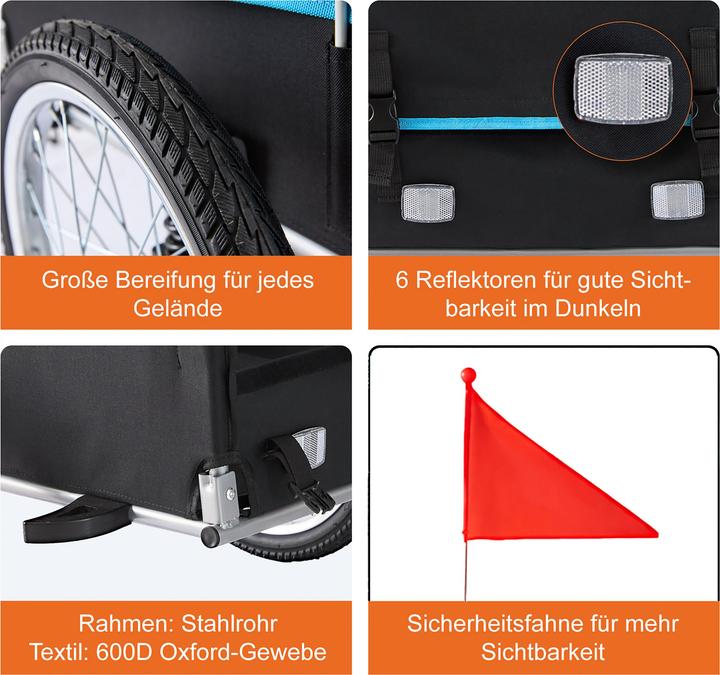 Actual product image Relaxdays Bicycle trailer - cargo