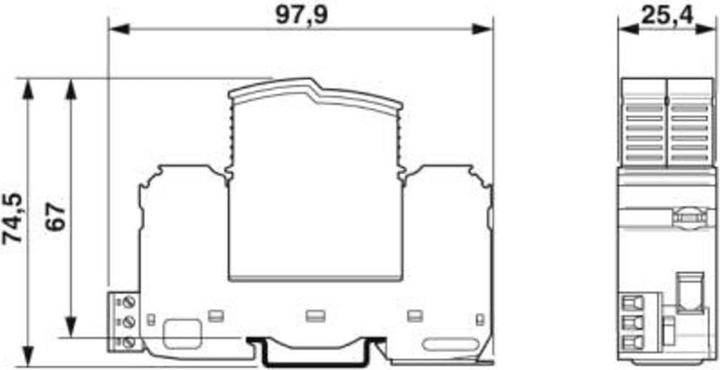 Actual product image Phoenix VAL-SEC-T2-2+0-48DC-FM 2907865
