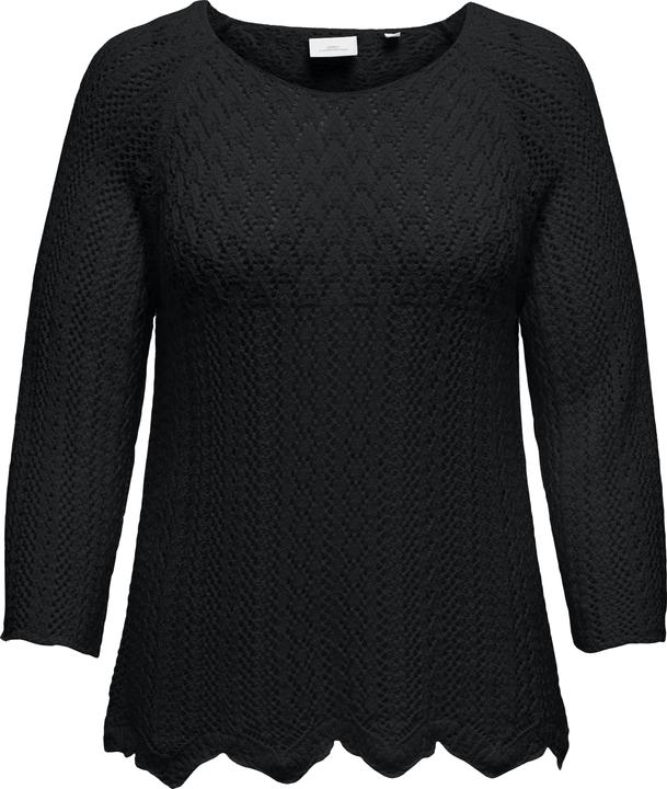 Produktbild Only Normal geschnitten Rundhals Plus Pullover Strickpullover (L)