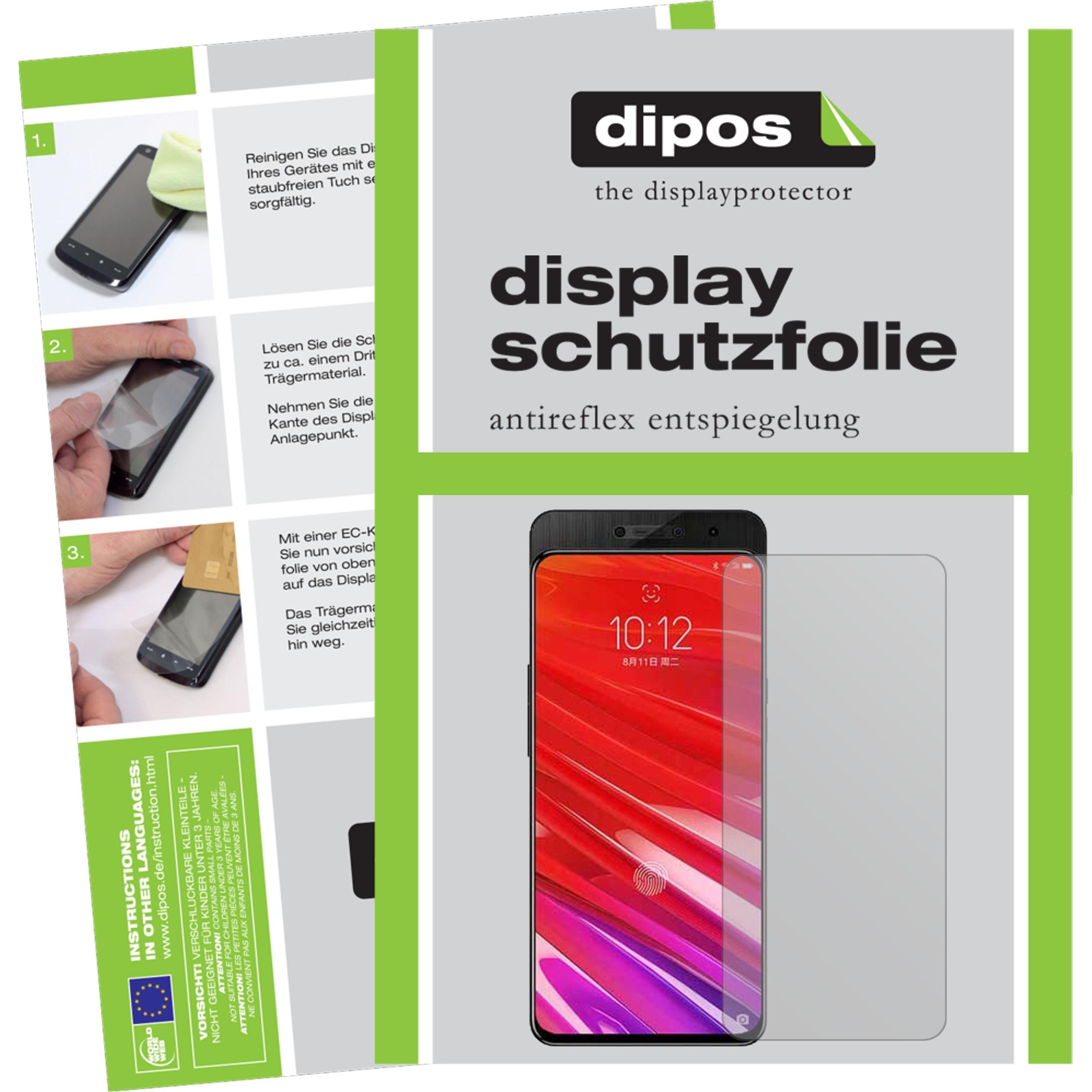 Dipos Displayschutzfolie Antireflex (6 Stück, Lenovo Z5 Pro), Smartphone Schutzfolie, Transparent