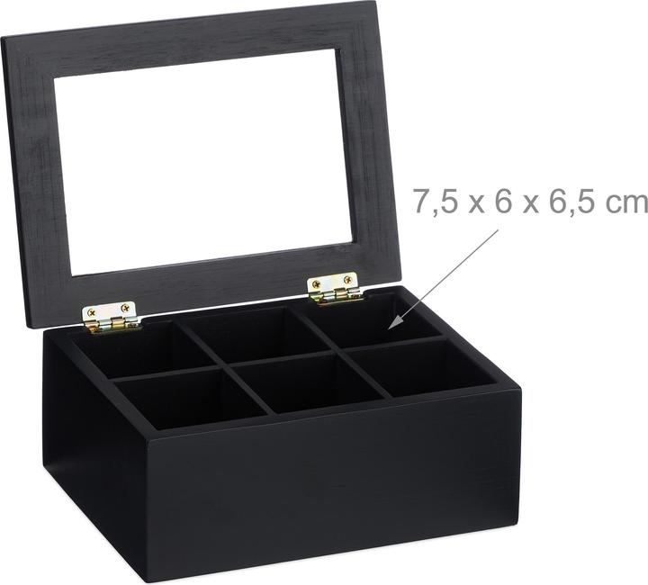Actual product image Relaxdays Tea box