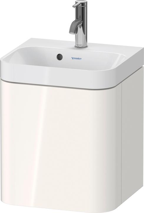 Produktbild Duravit Waschtischset HAPPY D.2 PLUS 400x360mm ein Hahnloch weiss hochglanz (40 x 36 x 48 cm)