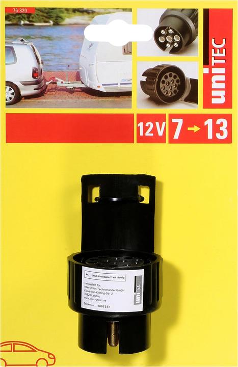 Produktbild Unitec Kurzadapter