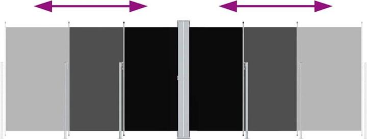 Produktbild vidaXL Seitenmarkise (6 m)