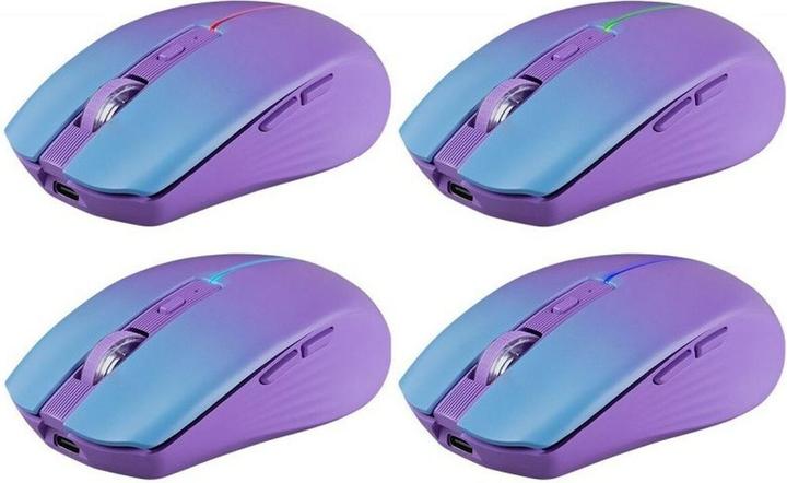 Actual product image Defender MYSZ MYSTERY MM-301 RF+BT FIOLETOWA 1600dpi 6P (Wireless)