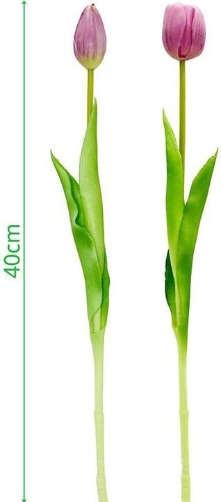 Produktbild Saska Garden Bukiet 5 Tulipanów Fioletowych 39cm Jak żywych Dekoracja Wiosenna