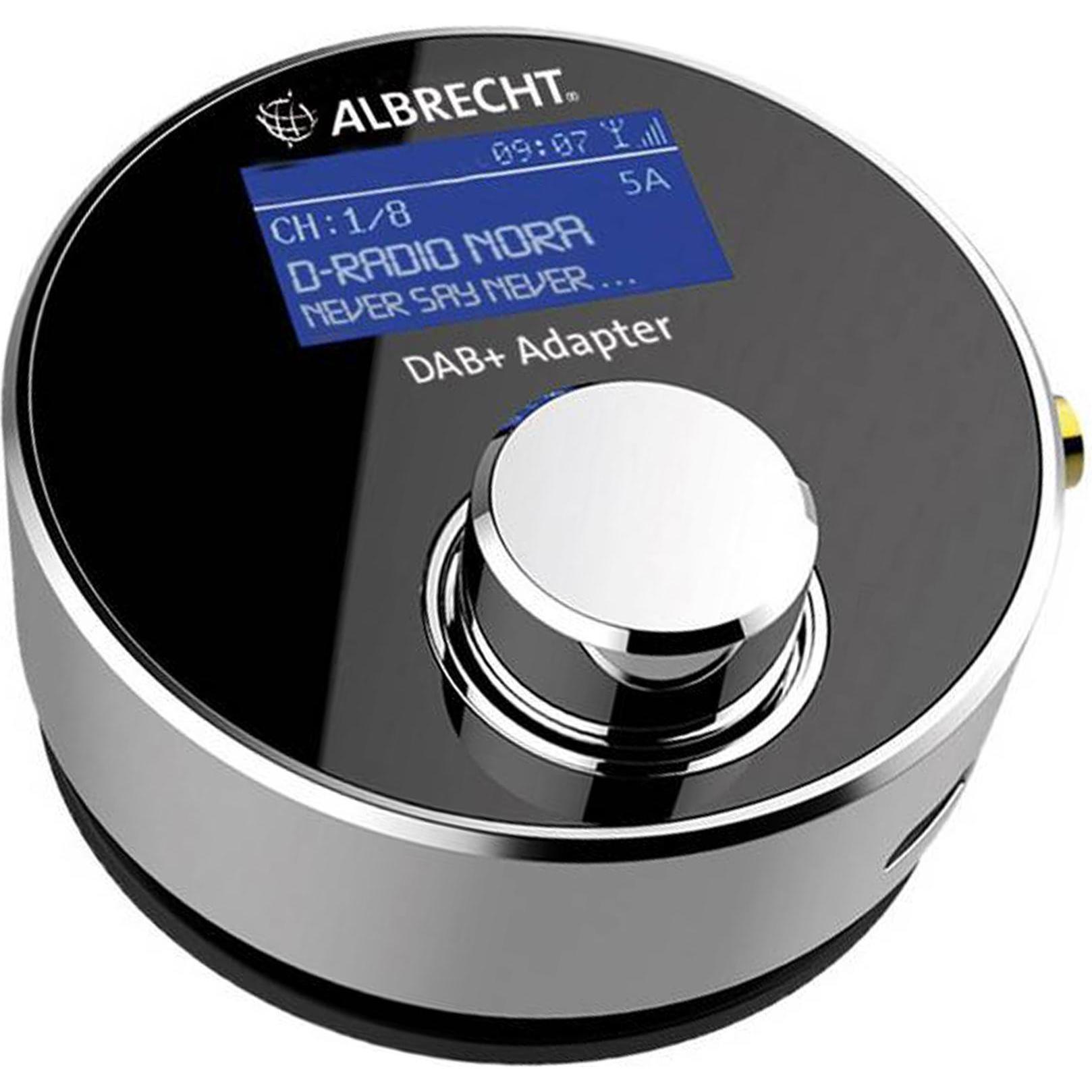 Albrecht DR 54 DAB+ (Radio Tuner), HiFi Komponente, Silber, Schwarz