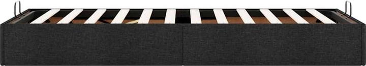 Image du produit VidaXL Lit Ottoman sans matelas Noir 100x200 cm Tissu (100 x 200 cm)