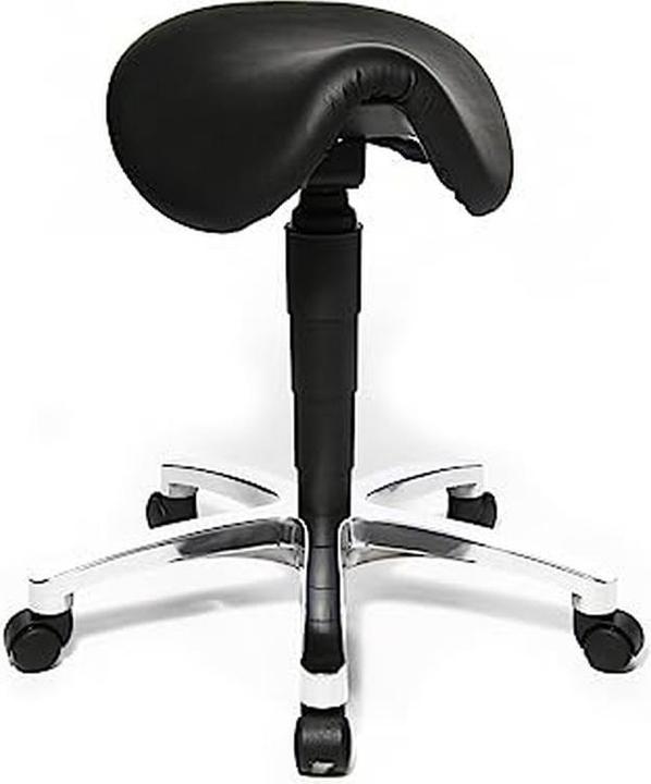 Produktbild Topstar Sitzhocker/Stehhilfe "Bonanza", Echtleder, schwarz