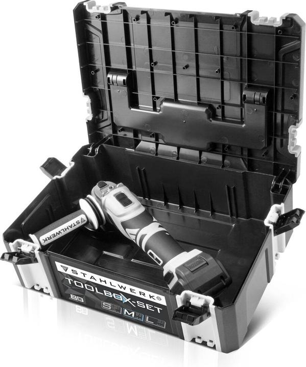 Immagine prodotto Stahlwerk Dimensioni della cassetta degli attrezzi M 443 x 310 x 151 mm Cassetta di sistema impilabile con (1 Pezzo)