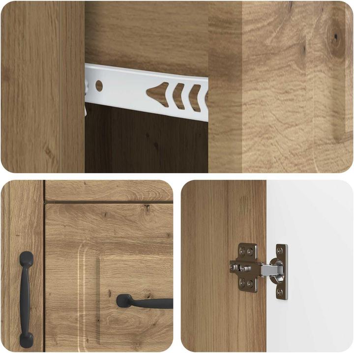 Produktbild vidaXL Sideboard-Aufbewahrung (34.50 x 34.50 x 87 cm)