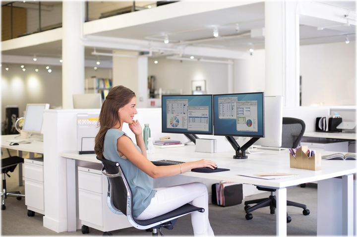 Produktbild Fellowes Platinum Series Doppel (Tisch, 27")