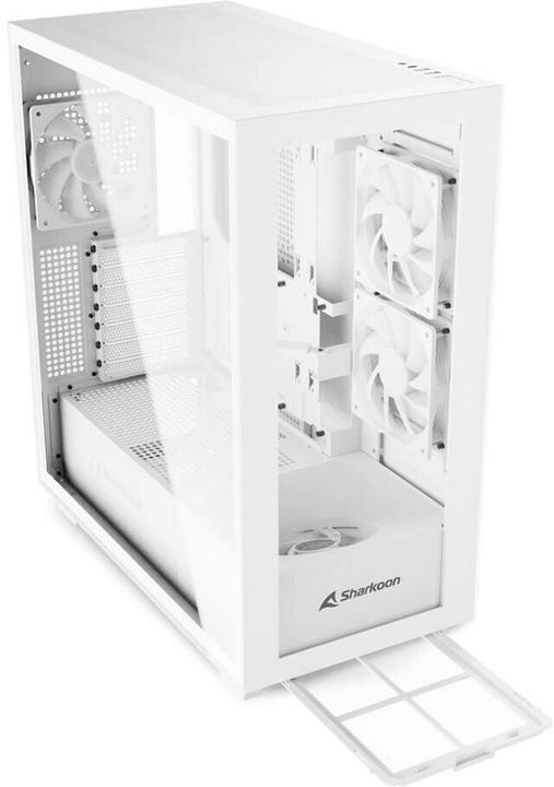 Produktbild Sharkoon Rebel C60 RGB ATX White (ATX, Mini-ITX, mATX)