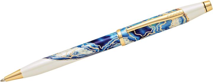 Productafbeelding Cross Twist action biros Wanderlust Malta geschenkverpakking (Wit, Blauw, 1 x)